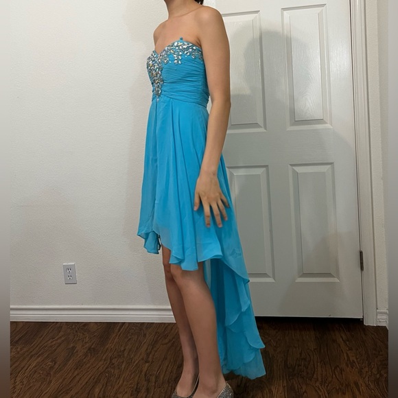 Bee Darlin Formal High Low Dress Size 5/6 - Picture 3 of 9